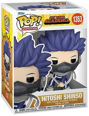 Funko POP! Animation: MHA - Hitoshi Shinso - 1/6 Odds for Rare Chase Variant - My Hero Academia - Collectable Vinyl Figure - Gift Idea - Official Merchandise - Toys for Kids & Adults - Anime Fans