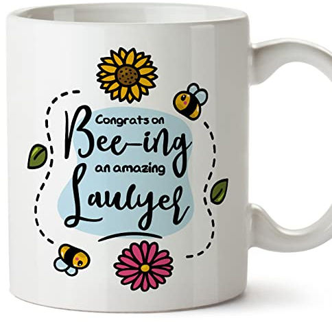 MUGFFINS Lawyer Mug - in English - Thanks for Beeing Amazing - Funny Gift for Colleagues - Ceramic 11oz Mug