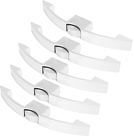 5-teiliger Schrankgriff Mit Schloss, Druckknopf, Zugbogen-Stil, Zinklegierung, Geschwungener Türgriff, Welle, Schrankschloss-Set