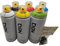 PROGAL COLORS NBQ Pro - Lote de 6 frascos de pintura en spray Original BASIC H2O 6 x 400 ml + 3 x difusor - Pintura en aerosol a base de agua - Bajo olor - GRAFFITI MURALISME