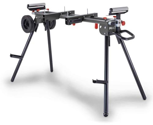 Practixx Support universel PX-UG2000R - Capacité de charge 200 kg - Support de machines - Support scies à onglet - Dispositif de déplacement - Pliable