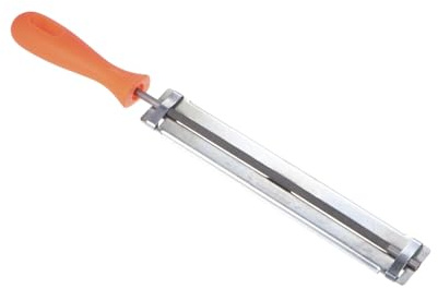 CoCud Guide de Lime pour Tronçonneuse, Diamètre de 13/64 (5,2 mm), Longueur Totale de 12, Râpe Double Coupe en Acier Chromé pour Affûtage - (Applications : Réparation d'Objets)