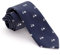 Cencibel Smart Casual Corbata Motos (Marino-Blanco)