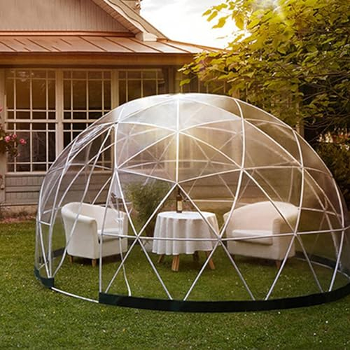 Blasenzelt, Gartenzelt, Kuppel, 3,6 m, Terrassenüberdachung, Outdoor-Familien-Pop-up-Unterstand für Party, Hochzeit, Camping