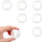 6 Pcs Rubber Door Stop Set - Self Adhesive Wall & Door Protectors, Clear Silicone Handle Bumpers