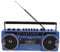 Kassetten Boombox, Retro Blueooth Boombox mit USB, SD und 3,5 Mm AUX Eingang, AM FM SW Kassettenspieler und Recorder (Blue)