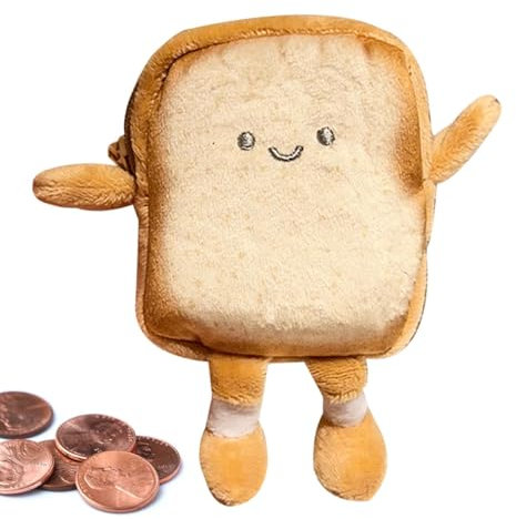 Generisch Münzbeutel | Geldbörse, Brot-Geldbörse | Münzkartenhalter, Tragetasche, Ohrhörer-Etui, Schlüsselanhänger-Tasche Zum Aufbewahren *Von Ladekabel, Kleingeld, Münze