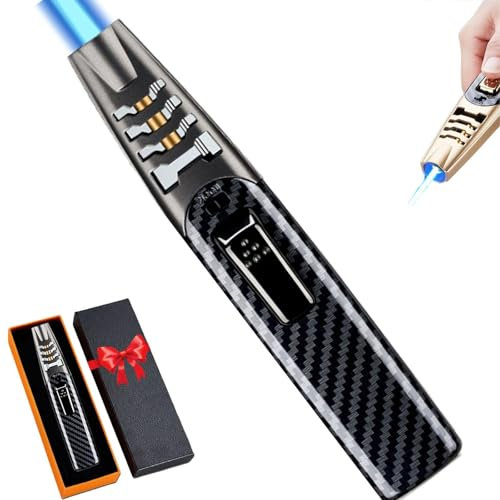 WANFANK Fire Blaze Lighter-Bright Blaze Torch Lighter, Fireblaze Lighter Electric, Adjustable Flame Dual-Arc Torch Lighter for Outdoor Activities,Fireblaze Electric Lighter,(E)