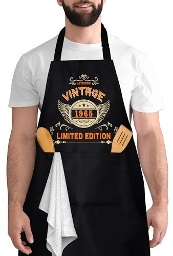 Rebundex 1965 Regalo Hombre Cumpleaños 60 Delantal Cocina Hombre Regalo Cumpleaños Hombre Original Regalos Hombre Cumpleanos Originales Regalo 60 Cumpleaños Hombre Regalos Cumpleaños Hombre 60 Años