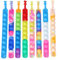 AFCJLTO 8 Stück Pop Armband, Pop Push It, Pop Bubble Fidget Armband Spielzeug, Armband Kinder Set, Fidget Toys Set, Geschenke für Kinder Jungen Mädchen Stressabbau & Anti-Angst