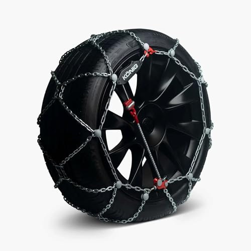 König XG-12 Pro 252 Schneeketten für Tesla Model Y, 20 Zoll, 2er Set