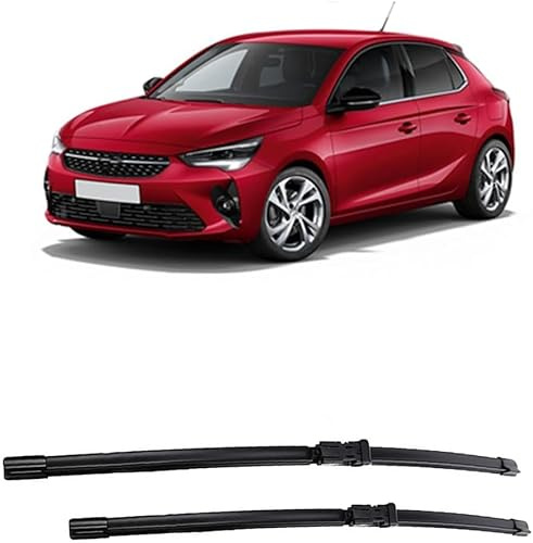 ZHAOWLI Scheibenwischer Set für Opel Corsa F 2019-2023, Auto Scheibenwischerblatt Ersatz-Scheibenwischer für Frontscheibe Ersatzwischblätter