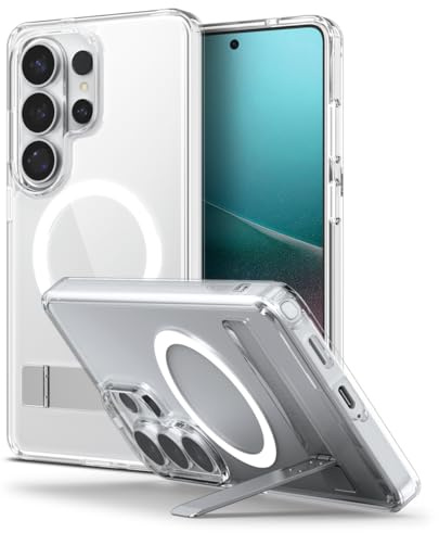 Spigen Ultra Hybrid S MagFit Case for Samsung Galaxy S26 Ultra | Clear White
