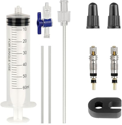BUBEFSKD 60 Ml Fahrräder Tubeless Reifen Dichtmittel Injektoren Rennrad Flüssigkeit Injektionen Werkzeug Reparatur Too Bike