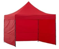 Faltzelt Profi 2 x 2 m Rot