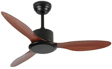 IBalody Low Profile Ceiling Fan Without Lights Modern Smart Ceiling Fans with Remote/APP/Voice Control, 6 Speeds, Flush Mount Ceiling Fan no Light for Bedroom/Farmhouse/Patio/Indoor