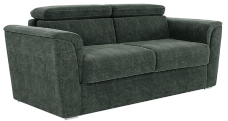 Vente-unique - Schlafsofa 4 Rizora - Polyester - grün