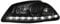 Dectane SWSI05LGXB D-Lite Scheinwerfer Seat Ibiza 6L 03-08 Tagfahrlicht black