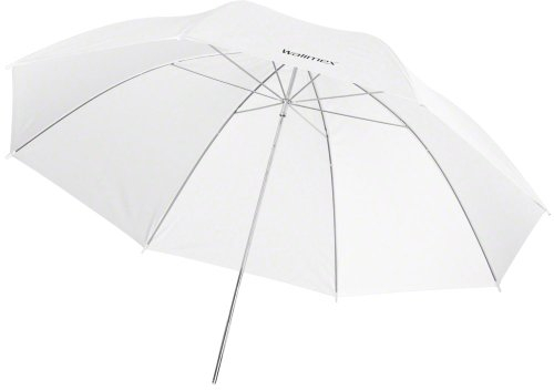 Walimex Pro 17679 Durchlichtschirm 109 cm weiß (für weiches und diffuses Licht)