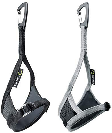 Edelrid Unisex – Erwachsene Eisgerät Zubehör Leash Extreme Set Right und Left, Night-Pebbles (738), one Size