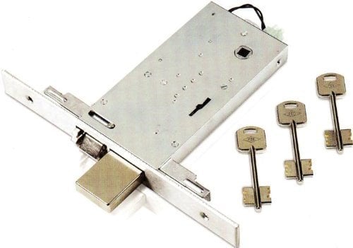 Serrure électrique de Février Glisser Art. 6903 / SA Mesure 70 mm 28 mm avant 12v