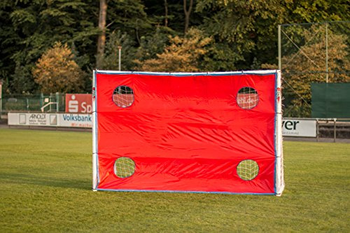POWERSHOT® Torwand für Fußballtore/Handballtore - 4 Schusslöcher - Größe auswählbar - OHNE Tor