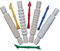 Wooden Kids Rolling Pin Set of 4, Plain,Patterned 3 Modelling Tools - Pastry, Dough, Pattern Play