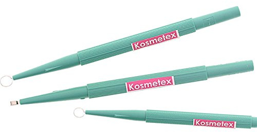 3x Hautkürette: 2, 3 und 4 mm, scharfe Kai Kürette für die Kürettage, Kosmetex Hautcuretten, Curette, 3er MixSet