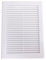 AirTech-UK Air Vent Grille White Plastic Wall Ducting Ventilation Cover 4 6 8 10 12 14 (300x300mm)