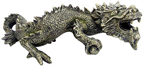 CROCI Chinesischer Drache Horizontal Aquarium Ornaments, kleine