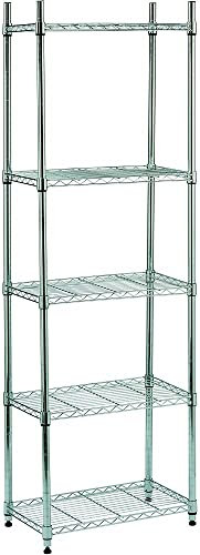 King Collection King Home S1775002 Scaffale Cromato 5 Piani