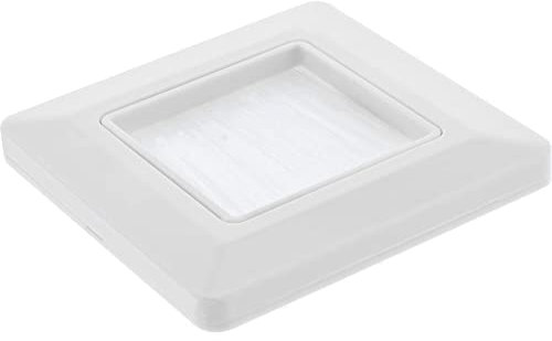 InLine 78501 Rahmen mit Bürstendurchlass, für TV, weiß RAL9010