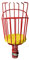 JoyFan Recogedor de frutas con barra telescópica de aluminio ligero, recogedor de frutas para recoger naranjas, manzanas u otros tipos de frutas