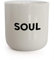 PLTY - Soul Becher - Tasse ohne Henkel - Handglasiertes Weiß Porzellan - Coffee Mug - Beat - Dänisches Design