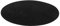 Tappetino per mouse piccolo extra sottile per computer - Base antiscivolo in silicone ultra sottile - Mouse Pad circolare (20 cm, nero)) (1 pezzo)