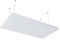 Horch Akustik Deckensegel, Schallabsorber zur Lärmreduktion, 60x120cm, Ohne Rahmen, Bezug: Schneeweiß (Vlies)