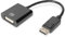 DIGITUS DisplayPort Adapterkabel - DP zu DVI (24+5) - Displayport 1.1a - Full HD 1080p/60Hz - 0,15m - Schwarz