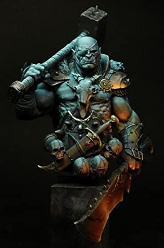 FCBEL 1/10 Ancient Orc God of War Figur Büste Modell aus Resin, unmontiert und unbemalt Miniaturbausatz aus Druckguss/K7178A