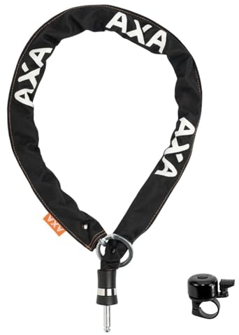AXA RLC Plus Einsteckkette Ø 5,5 mm - 140 cm länge inkl. Fahrradklingel