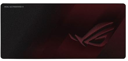 ASUS ROG Strix Scabbard II Gaming Mauspad schwarz rot