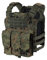 BEGADI Plate Carrier 'Universal', aus 500D Nylon, mit SAPI Dummys und Magazintasche - Flecktarn