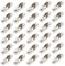 30Pcs Vertical Roman Roller Blind Ball Chain Cord Connector Clips, Pull Chain Extension Connector, Stainless Steel Ball Chain Connector Clasps
