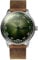 Pole Watches – Kollektion Akili – Schweizer Analog Einzeirgerurh für Herren, grün, Streifen