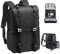 K&F Concept Sac à Dos pour Appareil Photo, Beta Sac Appareil Photo Reflex avec Housse de Pluie Imperméable Inclus pour DSLR Canon Nikon Sony Olympus DJI Drone Portable 15.6'' Noir Pur