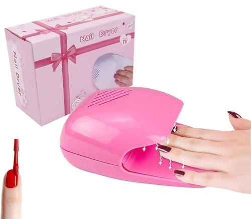 XiXiYang Essiccatore elettrico per unghie, per unghie piccole, portatile, ad asciugatura rapida, per bambini, per unghie e piedi, come regalo per bambini e donne