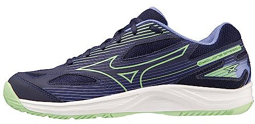 Mizuno Unisex Zyklongeschwindigkeit 4 Volleyball, Eveblue Techgreen Iolite, 43 EU