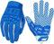 Seibertron Lineman/Linebacker Handschuhe 2.0 Padded Palm American Football Receiver Gloves, Flexibler TPR-Aufprallschutz Back of Hand Handschuhe Erwachsener Sizes Blue XXL
