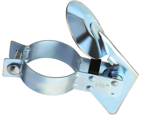 Madlife Garage Clamp Vise, Rain Flap for Exhaust, 60 - 65 mm, High-temp Resistant, Corrosion Resistant, Easy Installation