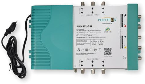 Polytron Multischalter PSG 512 Q II für einen Satelliten und bis zu 12 Teilnehmer