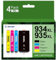Coloran 934 935 XL Multipack Druckerpatronen Kompatibel für 934XL 935XL HP 6830 Tinte für HP Officejet Pro 6830 Druckerpatronen Officejet Pro 6230 Patronen Officejet 6820 (4er-Pack)